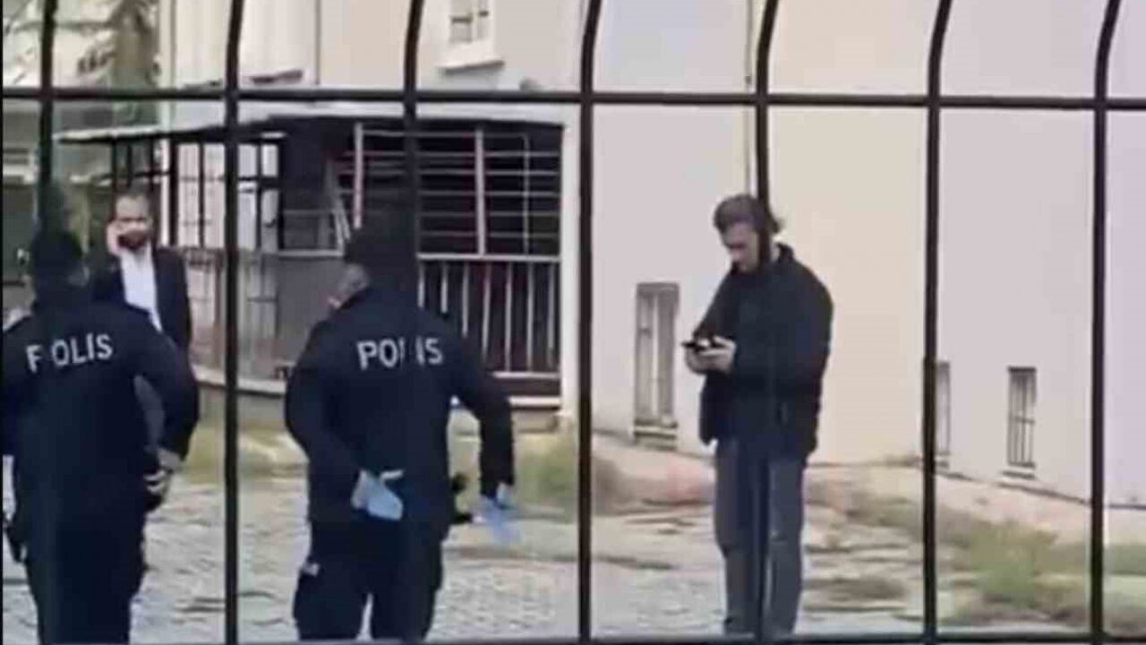 Polisten kaçan şahıs, tabancasını okul bahçesine attı
