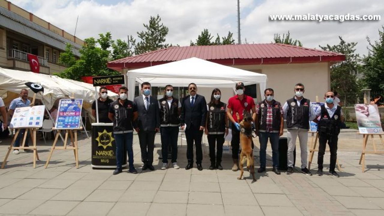Polisten uyuşturucu ve organize suçlara karşı mücadele çalışması