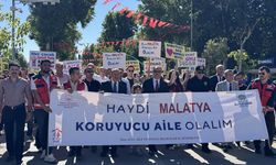 Koruyucu Aile Günü dolayısıyla kortej yürüyüşü yapıldı