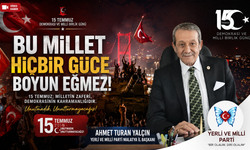 Başkan Yalçın, 'Milletimiz iradesine sahip çıktı'