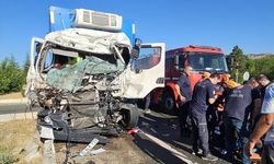 Elazığ'da iki tırın çarpıştığı kazada 1 kişi yaralandı