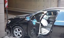 El Freni Unutuldu, Araç Tünele Çarptı: Bebek Yaralandı