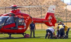 Kalp hastası hava ambulansıyla Malatya'ya sevk edildi