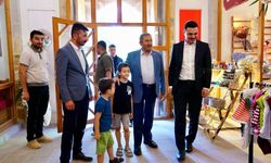 Tarihi Yusuf Paşa Bedesteni'nde incelemelerde bulundu