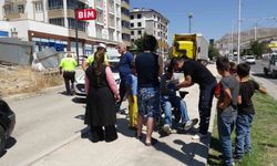 Ters yöne giren engelli vatandaşa otomobil çarptı
