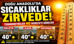 Doğu Anadolu’da Sıcaklıklar Zirvede