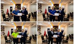Hekimhan’da Emniyet Personeline Başarı Belgesi