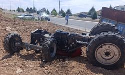 Malatya'da traktör devrildi: 2 yaralı
