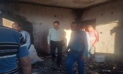 MESOB Başkanı Şevket Keskin’den Yangınzede Esnafa Ziyaret