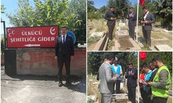 Malatya Ülkü Ocakları’ndan Şehit Kabirlerine Vefa Dokunuşu