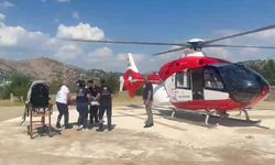 Yaralanan Hasta Helikopterle Malatya’ya Sevk Edildi