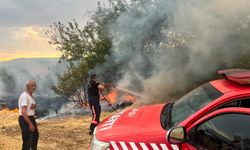 Yeşilyurt'ta Besi Tesisinde Yangın