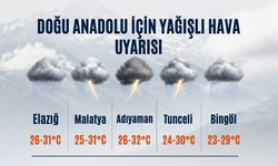 Doğu Anadolu’da Yağışlı Hava Etkili Olacak