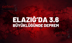 Elazığ'da 3.6 büyüklüğünde deprem