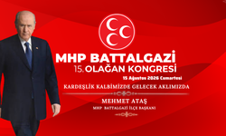 MHP Battalgazi İlçe Başkanlığı 15. Olağan Kongresi’ne Davet