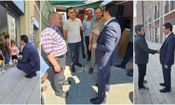 Başkan Taşkın’dan Yeni Çarşı Esnafına Ziyaret