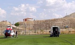 Apandisit Olan Çocuk Helikopterle Sevk Edildi