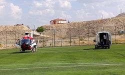 Kalp Krizi Geçiren Hasta Helikopterle Sevk Edildi