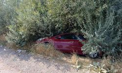 Kontrolden Çıkan Araç Şarampole Uçtu: 1 Kişi Yaralandı