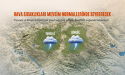 Tunceli ve Bingöl’ün Bazı Kesimlerinde Sağanak Bekleniyor