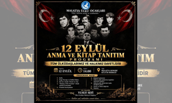 Malatya’da 12 Eylül Anma Programı Düzenlenecek