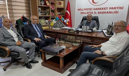 Mhp Malatya İl Başkanlığına Ziyaretler Sürüyor