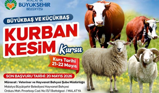 'İslami usullere uygun ve güvenli kurban kesimi' eğitimi verilecek