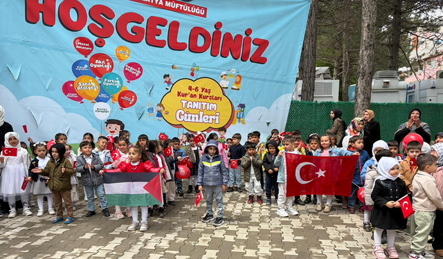 4-6 yaş Kur'an kursunun tanıtımı yapıldı