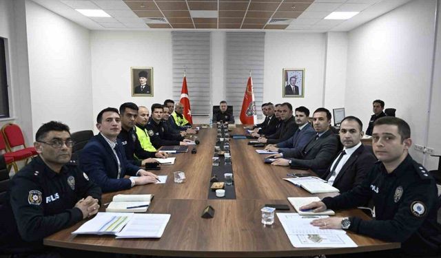 Adıyaman'da haftalık asayiş değerlendirme toplantısı yapıldı