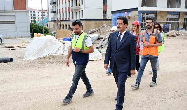 Başkan Taşkın rezerv alınanda incelemede bulundu