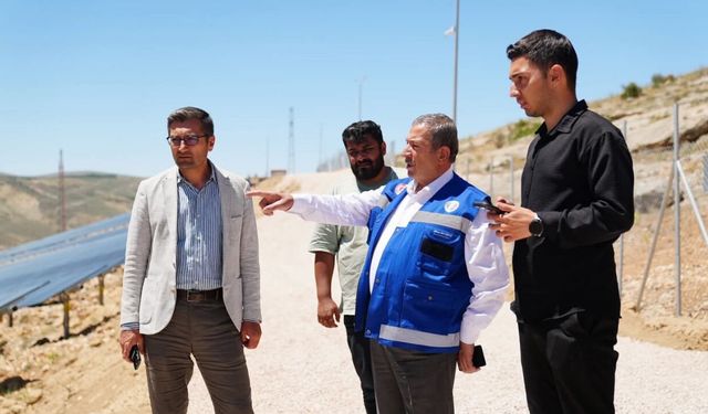 Darende Belediyesi'nin GES projesi devreye alındı