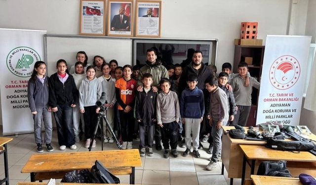 Gölbaşı'nda öğrencilere doğa koruma eğitimi verildi
