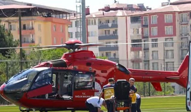 Hava ambulansı 7 aylık bebek için havalandı