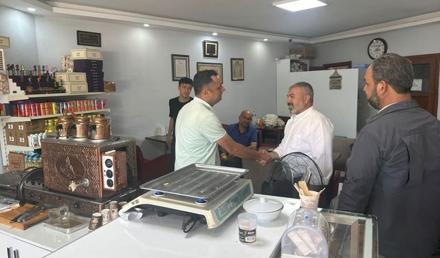 HÜDA PAR Malatya İl Başkanı Behçet Sevgili’den Kale’de Esnaf Ziyareti