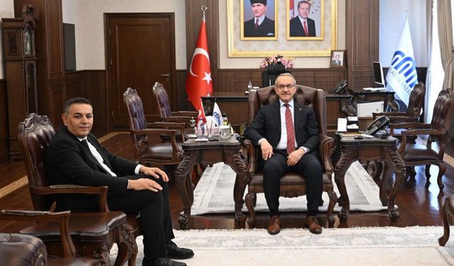 MTSO Yönetim Kurulu Başkanı Sadıkoğlu'ndan Vali Yavuz'a ziyaret