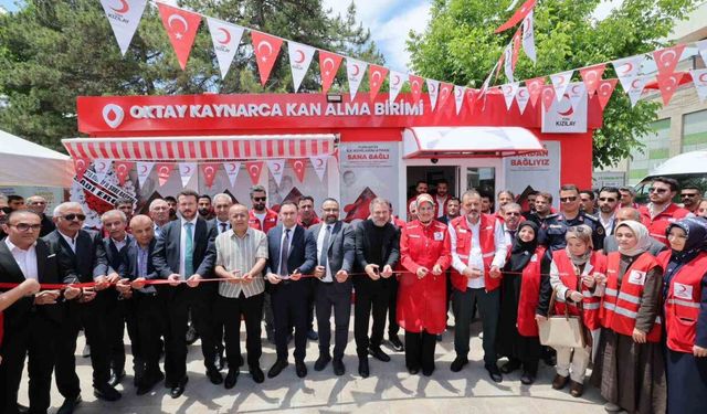Oktay Kaynarca'nın adı Malatya Kan Alma Birimi'ne verildi