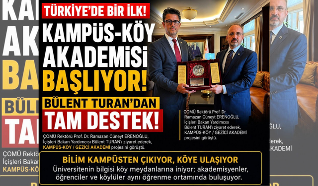 Türkiye’de Bir İlk! Kampüs-Köy / Gezici Akademi Başlıyor