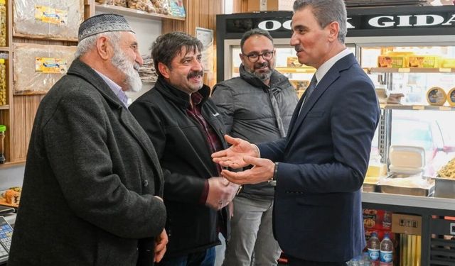 Vali Baruş esnafı dinledi