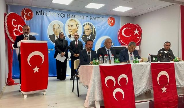 Hazro’da MHP 15. Olağan Kongresi Gerçekleştirildi