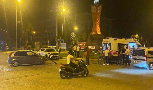 Adıyaman’da Kavşakta Kaza: 1 Yaralı