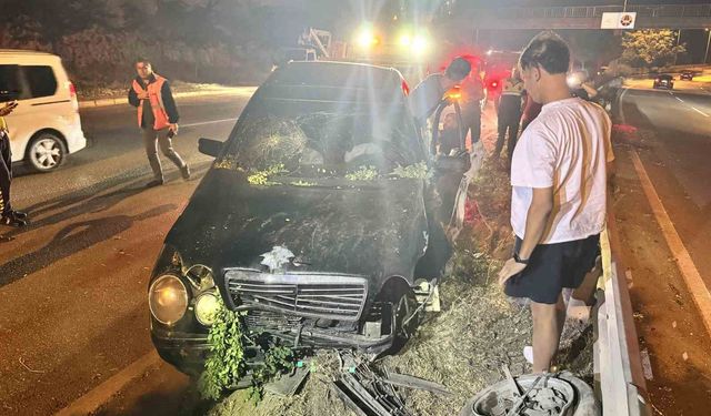 Safranbolu'da Alkollü sürücü ölümden döndü