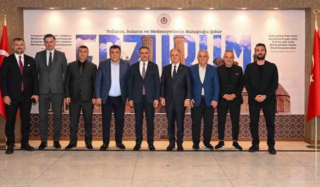 Çaykur Rizespor yönetiminden Erzurum protokolüne ziyaret