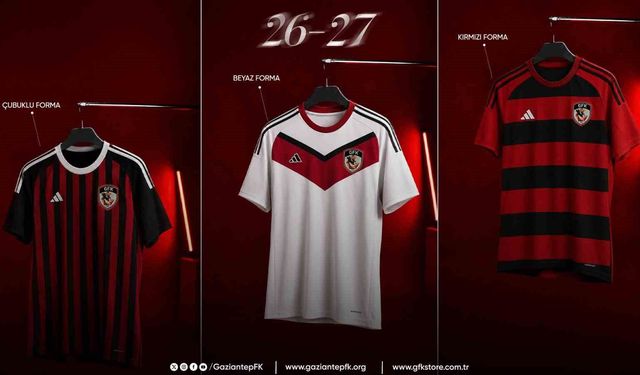 Gaziantep FK, yeni sezon formalarını tanıttı