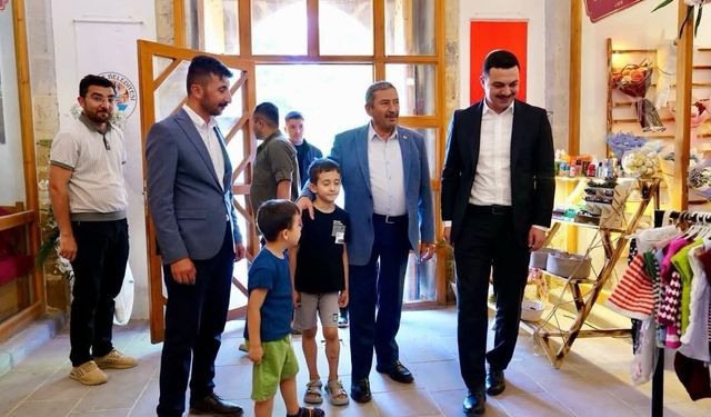Tarihi Yusuf Paşa Bedesteni'nde incelemelerde bulundu