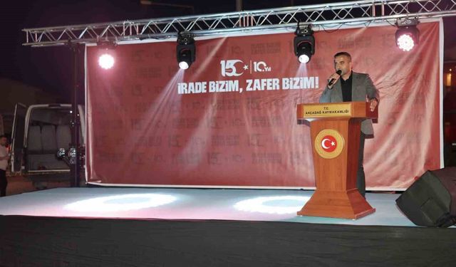 Ulutaş: '15 Temmuz ruhunu yaşatmaya devam edeceğiz'