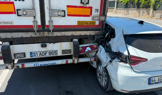 Battalgazi’de Trafik Kazası: Can Kaybı Yok
