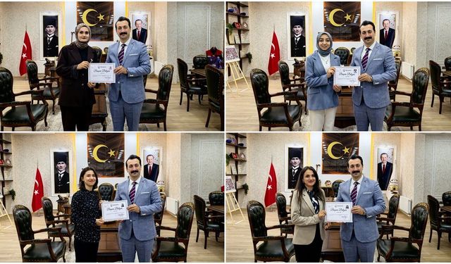 Kaymakam Günlü’den Başarı Belgesi