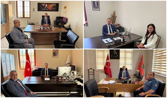 Kaymakam Öztürk’ten Kurumlara Ziyaret