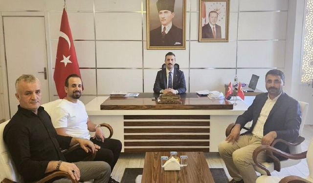 Samanlı’dan Kaymakam Kundakçı’ya Hayırlı Olsun Ziyareti