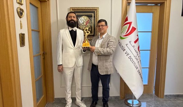 Manaf’a “Lübnan-Türkiye Dostluk ve Barış Ödülü”